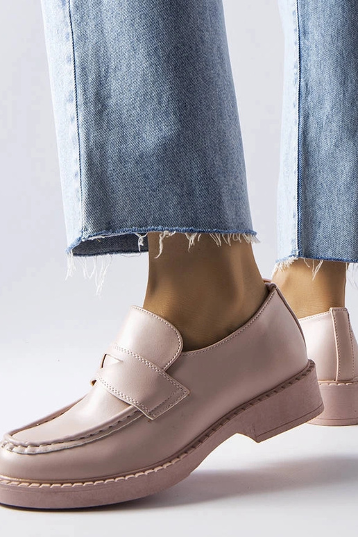 Mocasines Élodie elegantes en color rosa
