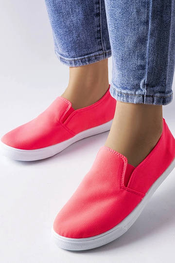 Zapatillas sin cordones de tela rosa Louisville