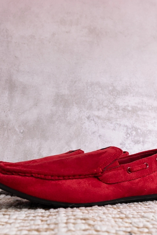 Mocasines masculinos rojos, "Nashville"