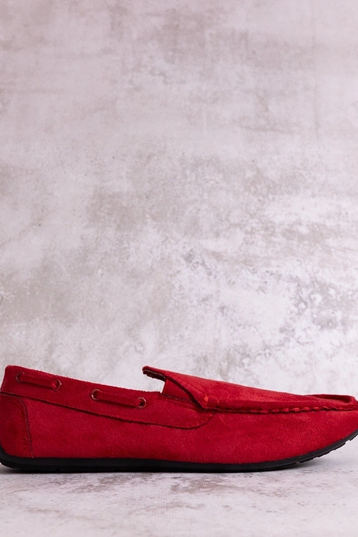 Mocasines masculinos rojos, "Nashville"