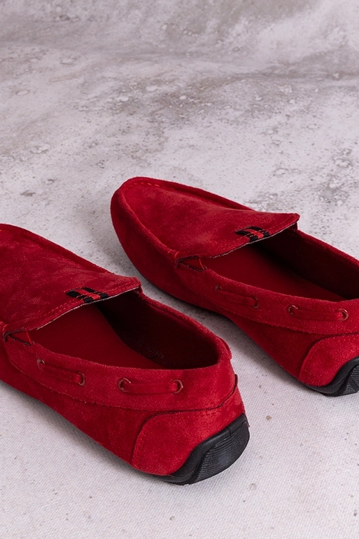 Mocasines masculinos rojos, "Nashville"