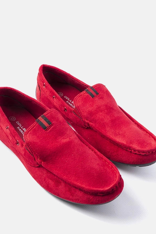 Mocasines masculinos rojos, "Nashville"