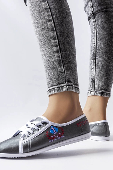 Zapatillas Woodstock grises para mujer