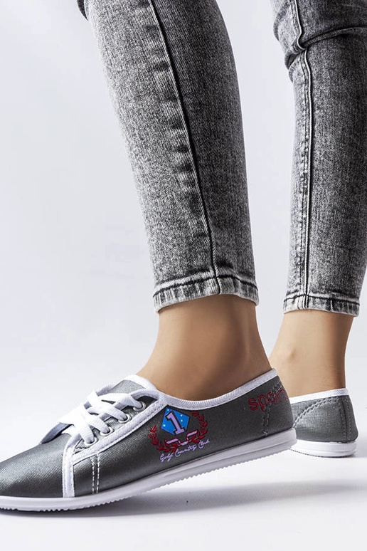 Zapatillas Woodstock grises para mujer