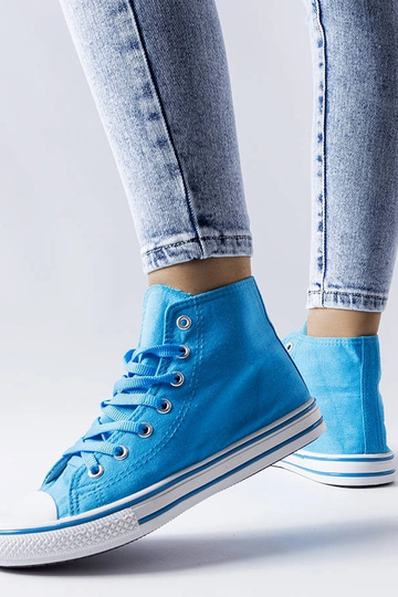 Zapatillas altas azules de Alaine