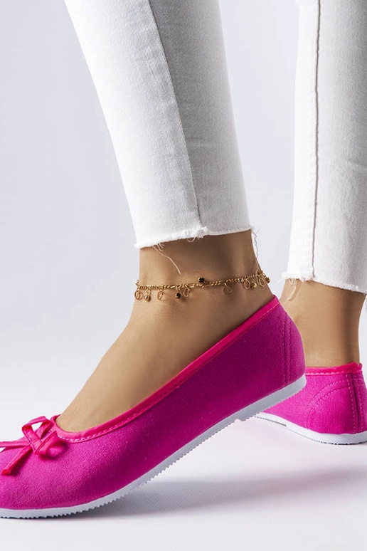 Bailarinas de tela rosa Gendron Bailarinas de tela rosa Gendron