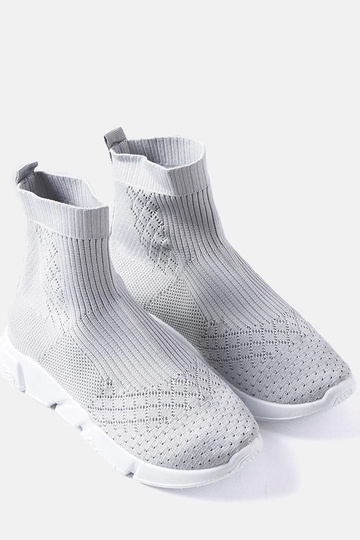 Zapatillas calcetín grises... 2