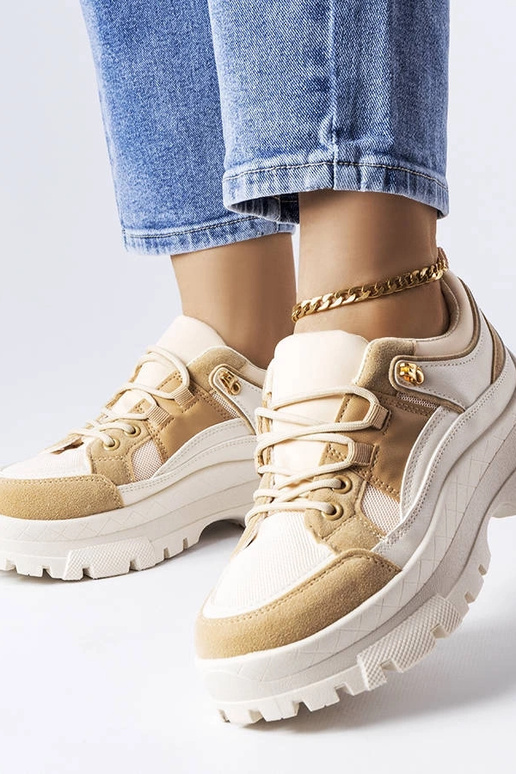 Zapatillas deportivas marrones con...