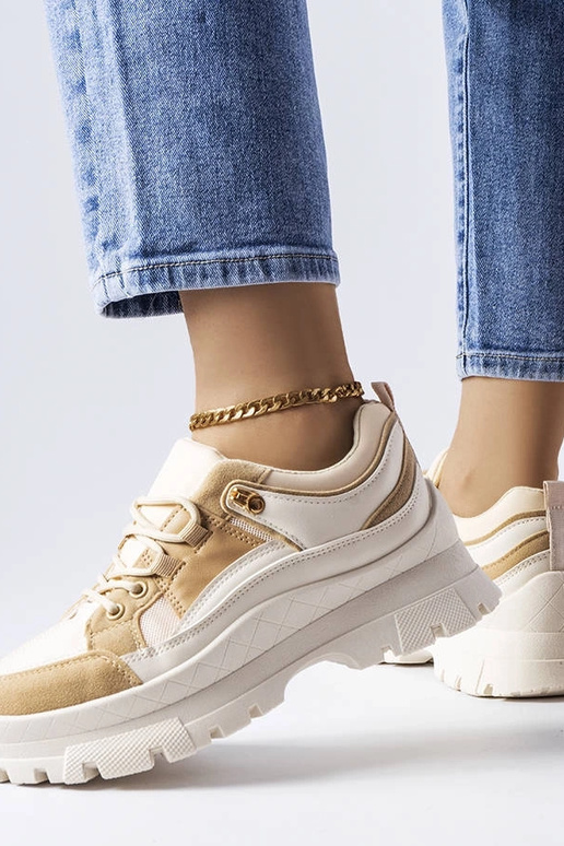 Zapatillas deportivas marrones con...