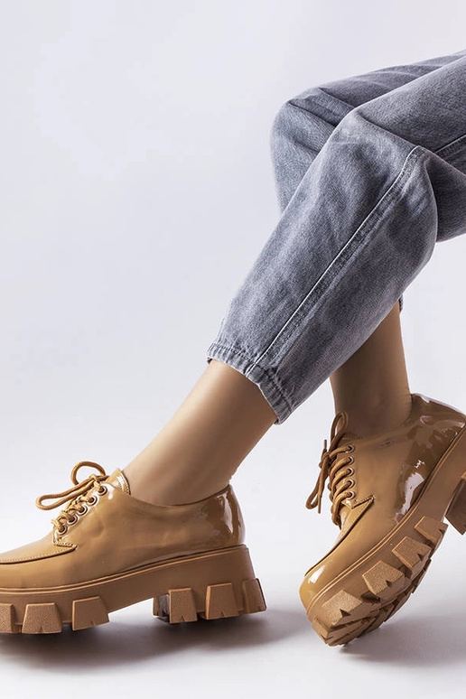 Botines lustrados marrones, "Beccadelli"