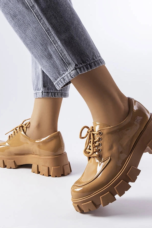 Botines lustrados marrones, "Beccadelli"