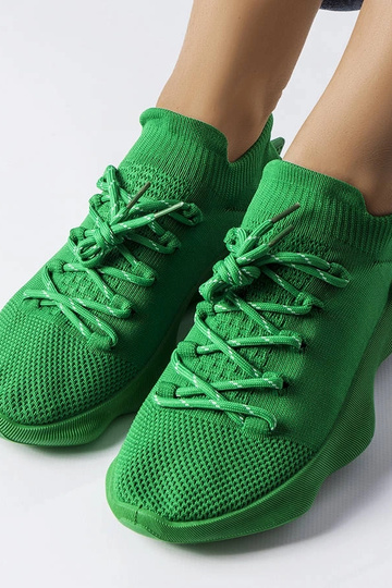 Zapatillas de tela verde Côté 2