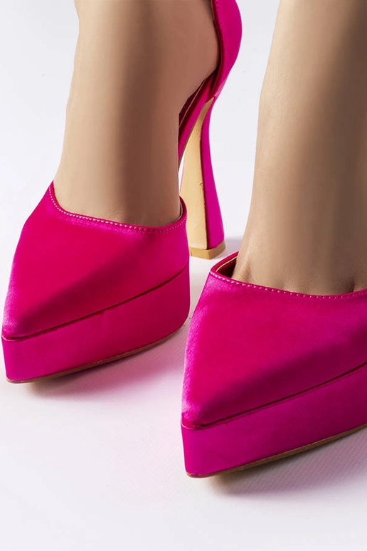Zapatos de tacón alto fucsia Lowell