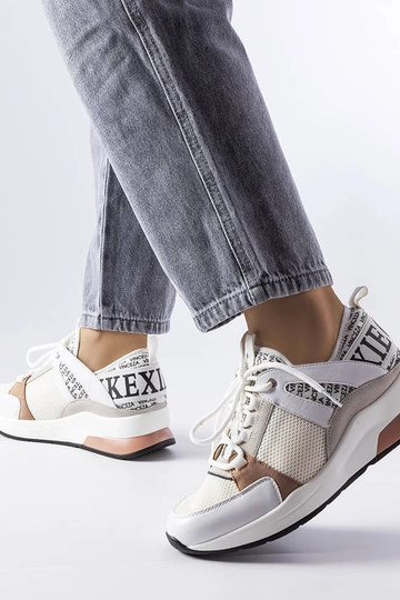 Zapatillas blancas y rosas Vinceza 2