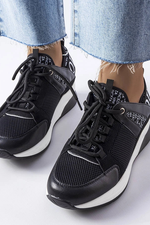 Zapatillas Vinceza en blanco y negro