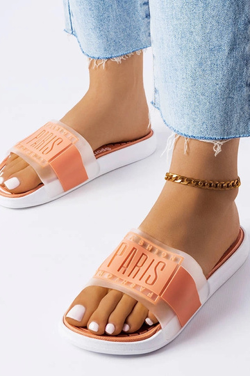 Zapatillas de goma beige Paris