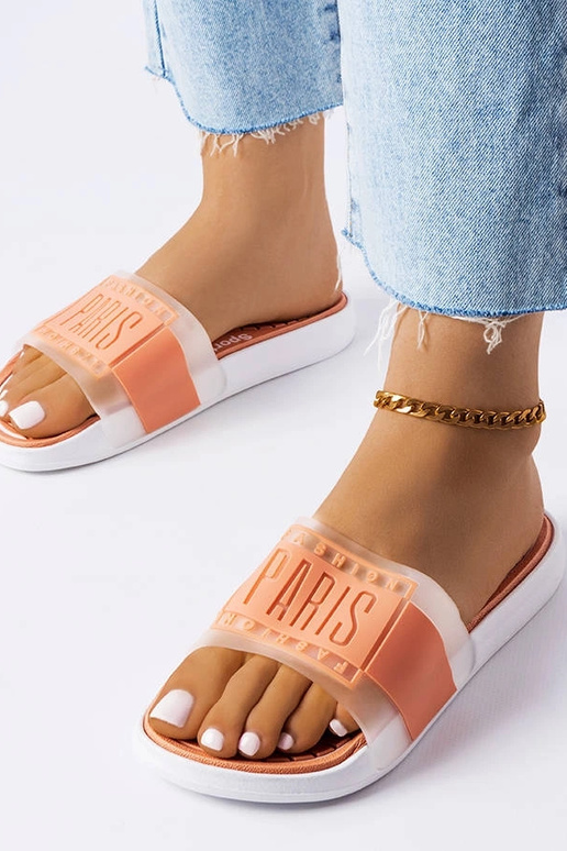 Zapatillas de goma beige Paris