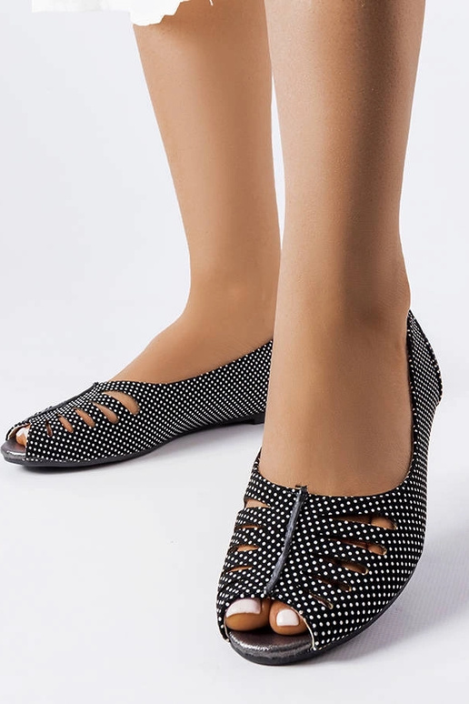 Bailarinas negras con lunares y... Bailarinas negras con lunares y...