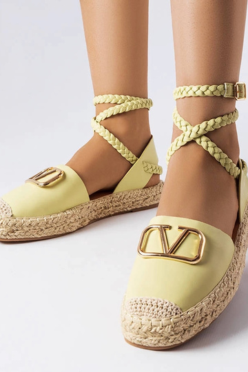 Alpargatas con cordones verdes para padres