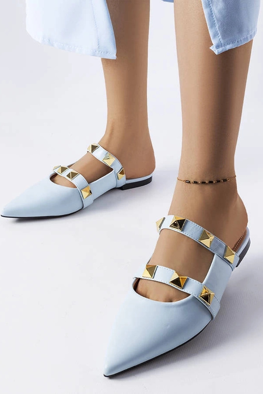 Mules con tachuelas azules Ruckman