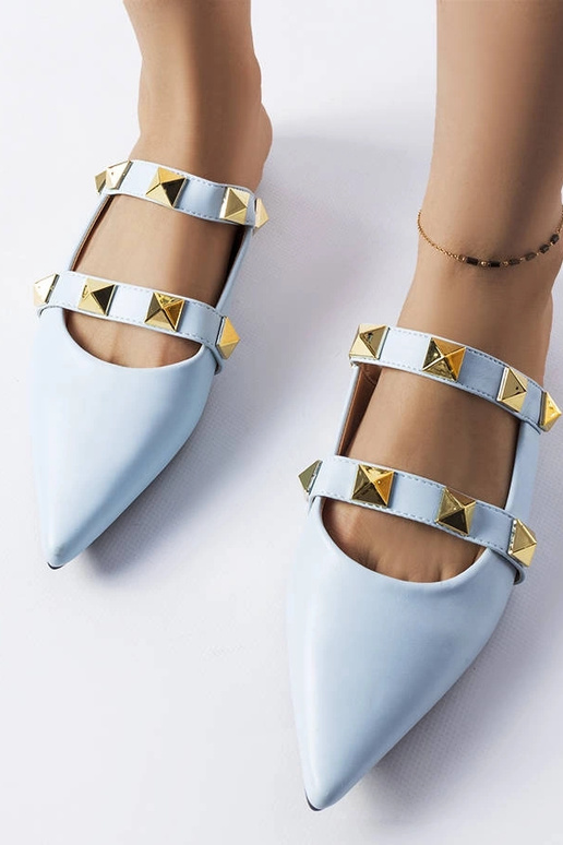 Mules con tachuelas azules Ruckman