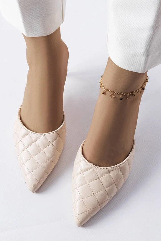 Mules de tacón de aguja acolchados en...