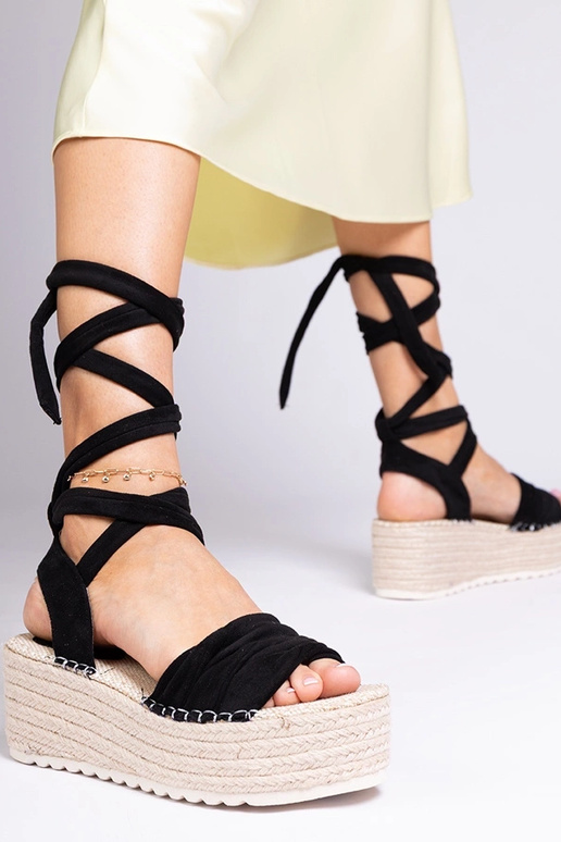 Alpargatas de plataforma Loiseau negras