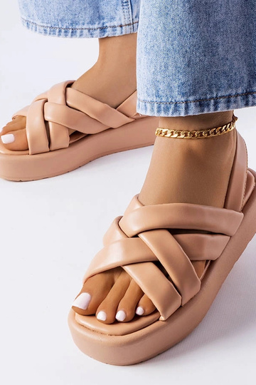 Sandalias de plataforma con...