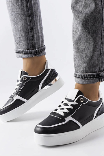 Zapatillas de plataforma negras Tooele