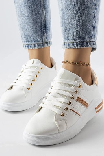 Zapatillas de plataforma Lanoie blancas