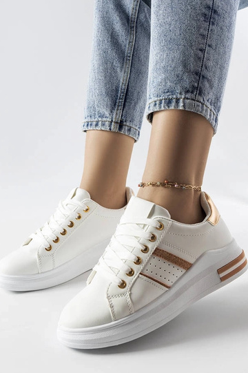 Zapatillas de plataforma Lanoie blancas 2