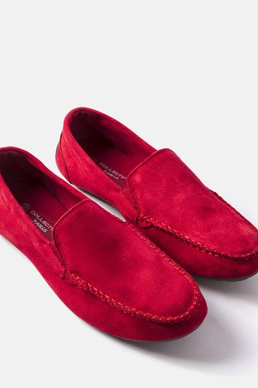 Mocasines rojos para hombre,...