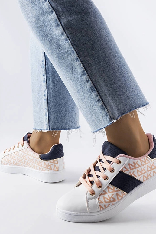 Zapatillas blancas con inserciones de...