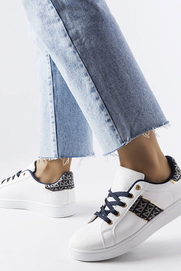 Zapatillas blancas con parte superior decorada Sauriol