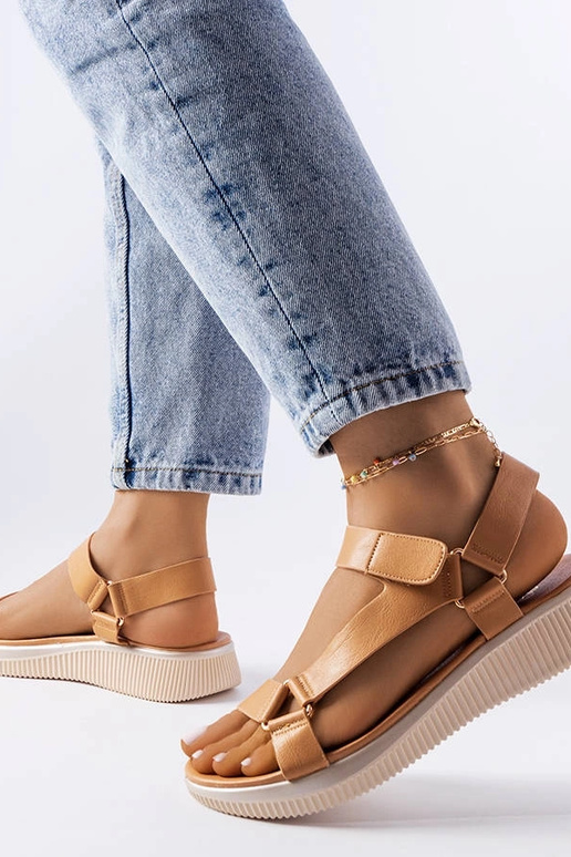 Sandalias deportivas beige Heron