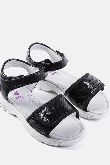 Sandalias negras para niños Grenier 2
