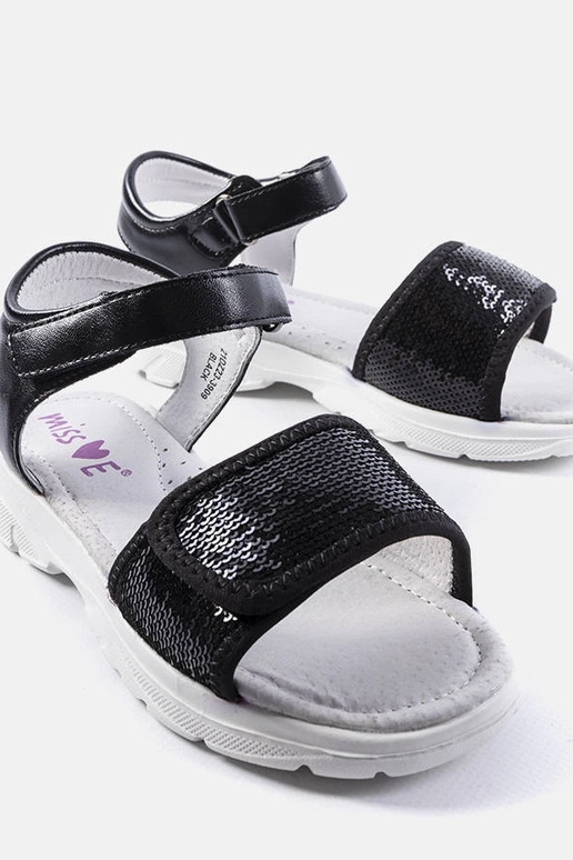 Sandalias negras para niños Grenier Sandalias negras para niños Grenier