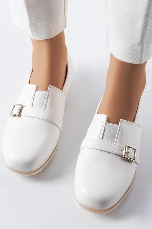 Botines blancos con plantilla de...