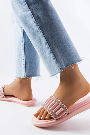 Chanclas circonitas rosas... 2