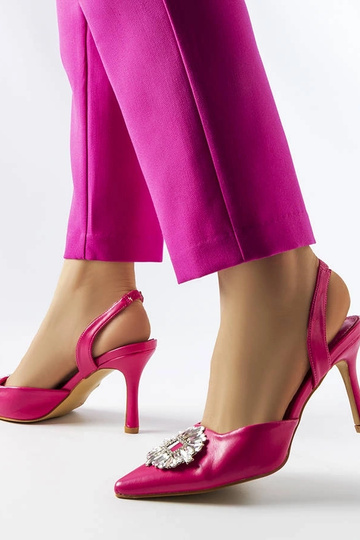 Tacones de pedrería rosa Moïse 2