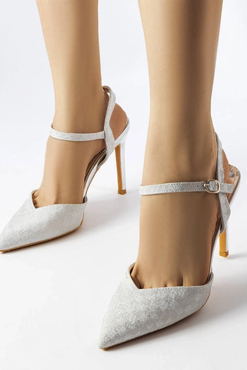 Tacones Gallia plateados... 2