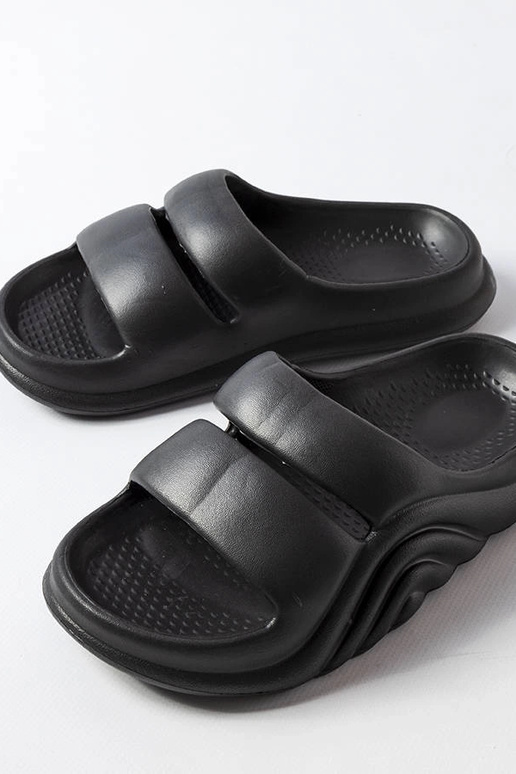 Chanclas Geneve de goma negra