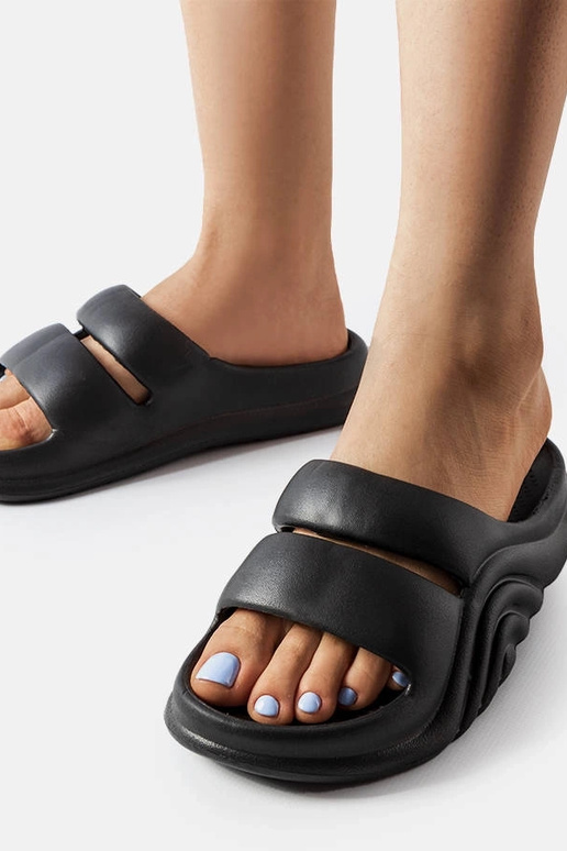 Chanclas Geneve de goma negra