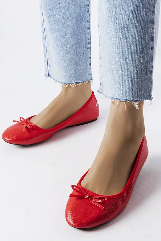 Bailarinas rojas con lazo Vaillancour Bailarinas rojas con lazo Vaillancour