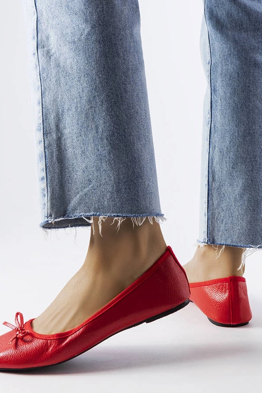 Bailarinas rojas con lazo Vaillancour Bailarinas rojas con lazo Vaillancour