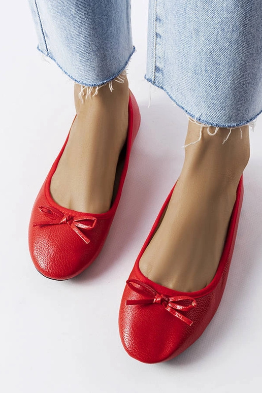 Bailarinas rojas con lazo Vaillancour Bailarinas rojas con lazo Vaillancour
