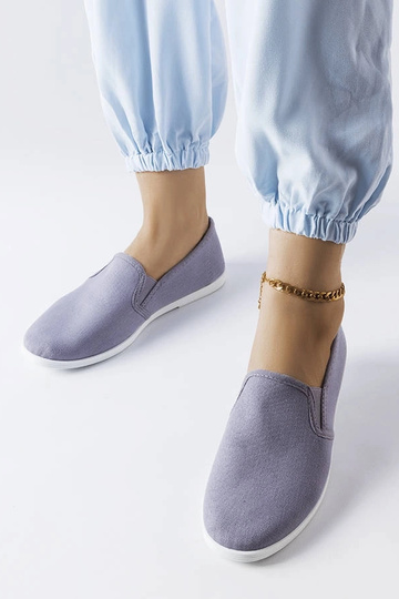 Zapatillas de tela gris Quincy