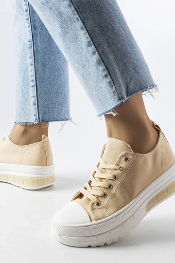 Zapatillas de plataforma Hawthorne en color beige