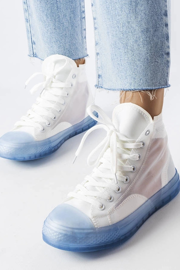 Zapatillas altas Nanterre azules y blancas