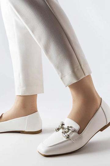 Mocasines blancos con... 2